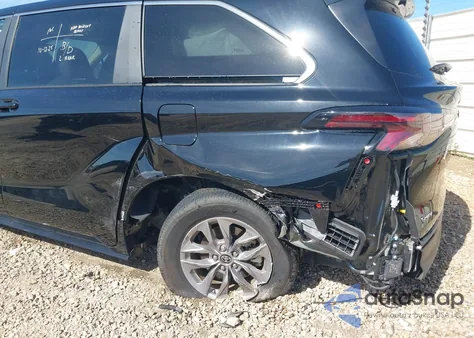 2025 Toyota Sienna Le из США, поврежденный, VIN 5TDKRKEC1SS226500